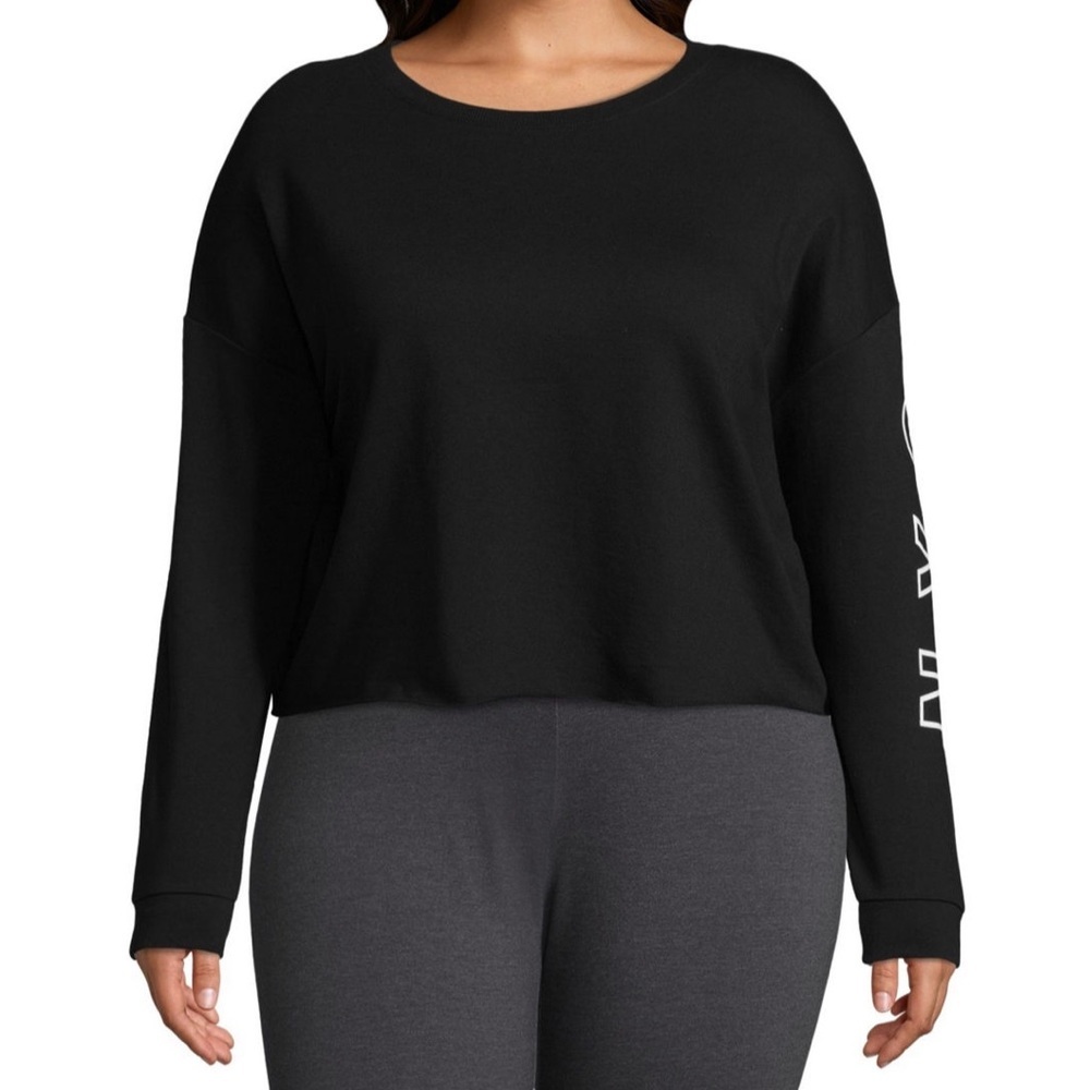 Flirtitude Women’s Long Sleeve Sweatshirt JRS Plus